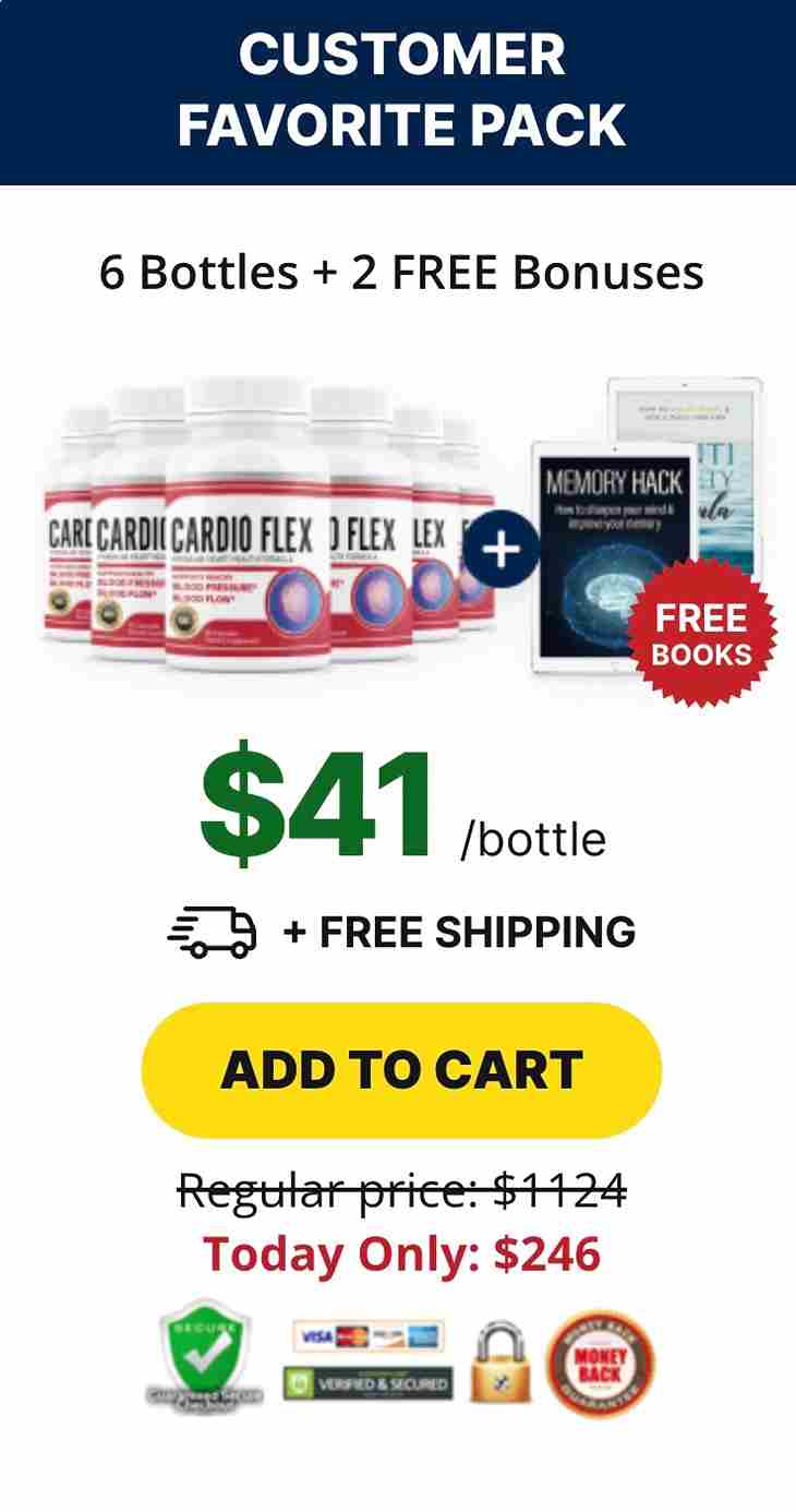 Cardio Flex 6 Bottles Order